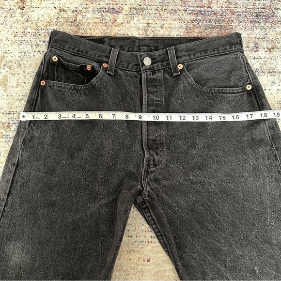 Vintage Levi’s 501 black/gray made in USA from 90s - Picture 13 of 16